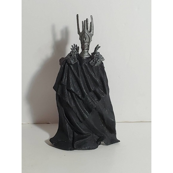 The Lord Of The Rings NLP Gollum Smeagol with rock and Sauron Figures 2003 - Picture 6 of 12